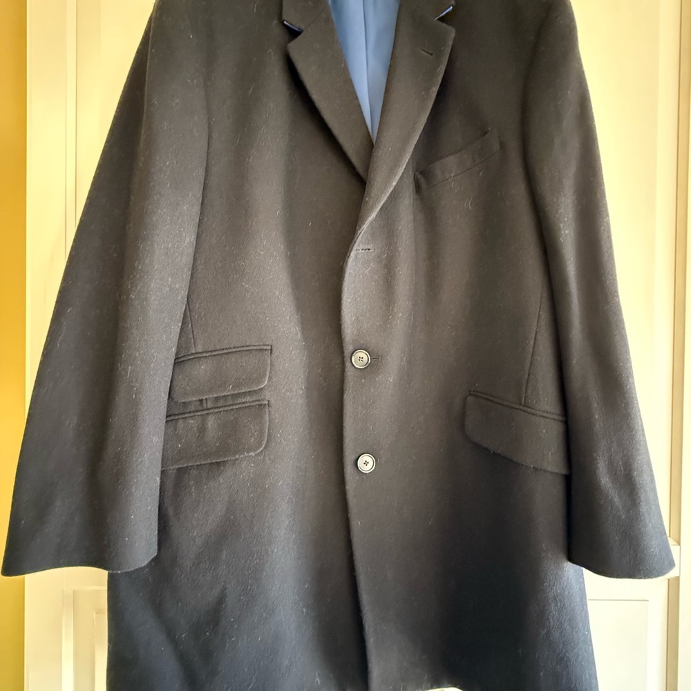 Navy Blue Tommy Hilfiger Overcoat